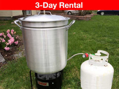 Bayou Classic 210,000BTU Burner and 60qt pot