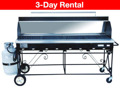 Large - Big John 6ft Commercial Propane BBQ 1024 square inches